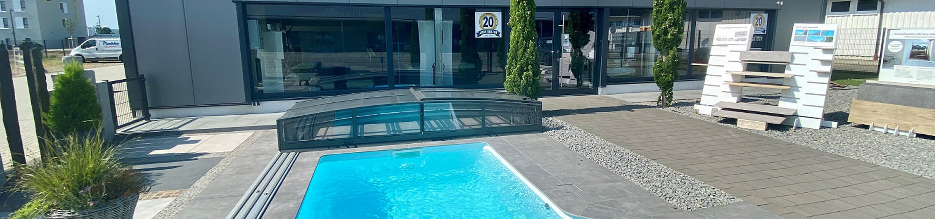Ausstellungsräume Pischke Pool-Center in Ettenheim